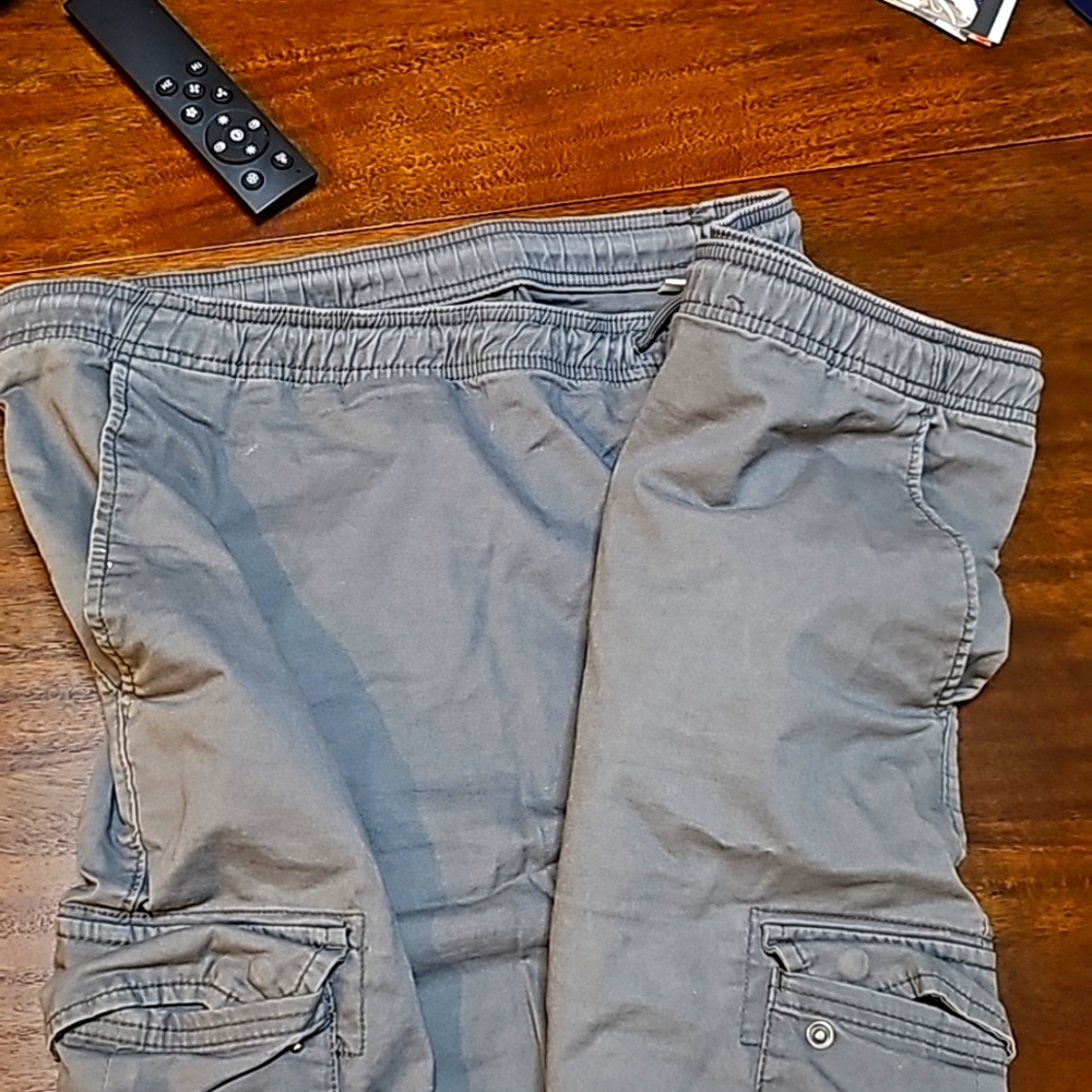 Dark Gray Cargo Shorts, 4XL